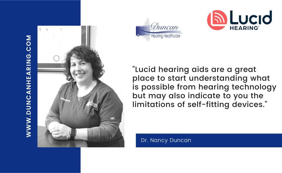 Lucid hearing aids are a great place to start understanding what is possible from hearing technology but may also indicate to you the limitations of self-fitting devices.